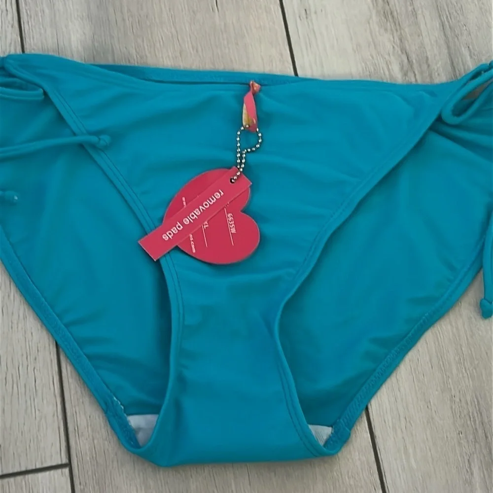 Apollo Swimwear side tie string bikini swim bottom size XL